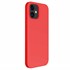 Apple iPhone 12 Mini CaseUp Lined Matte Silicone Kılıf Kırmızı 2